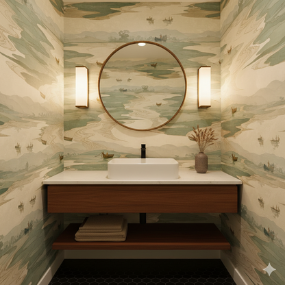 Drifting Channels Wallpaper