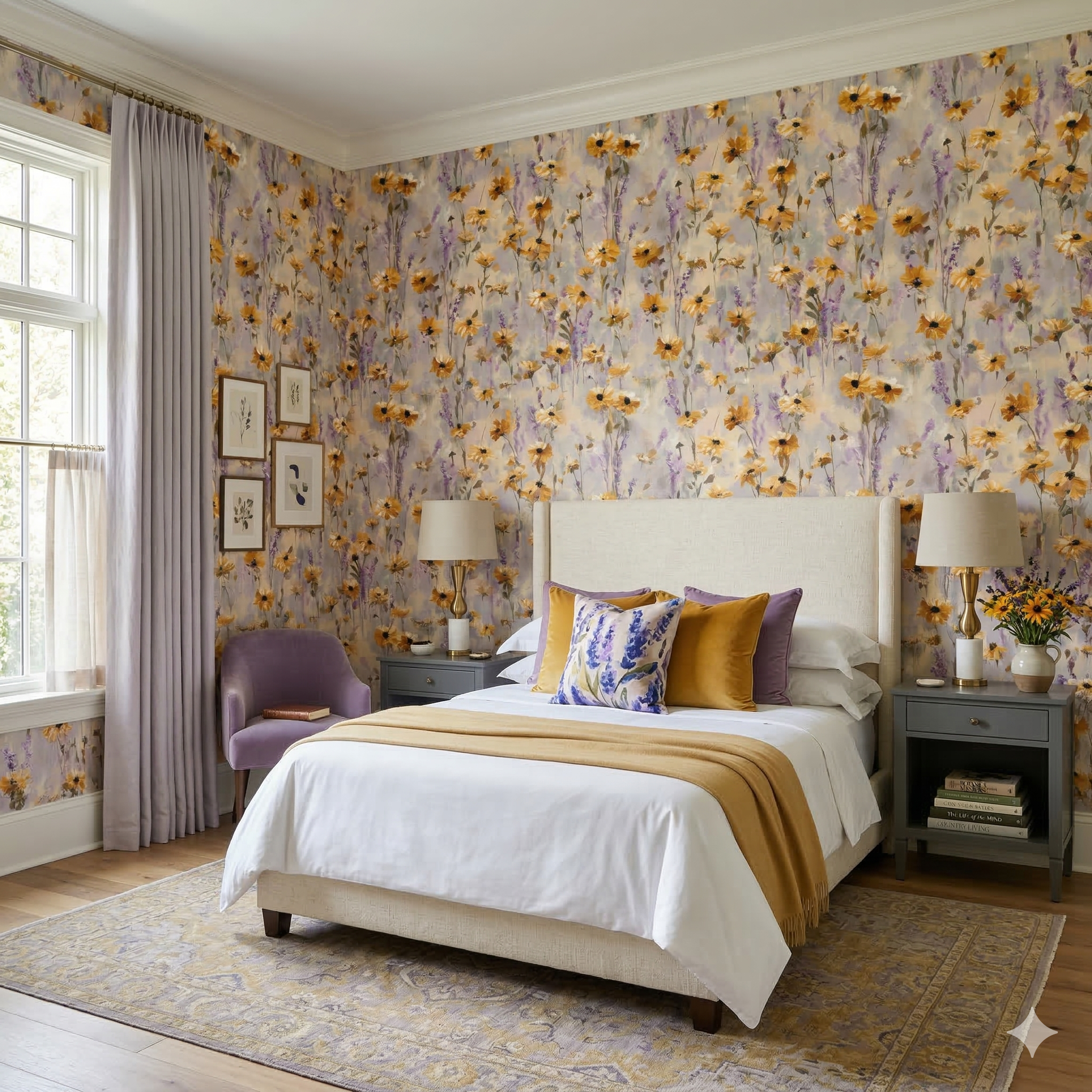 Saffron Haze Wallpaper