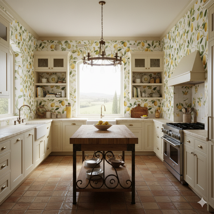 Amalfi Lemon Wallpaper