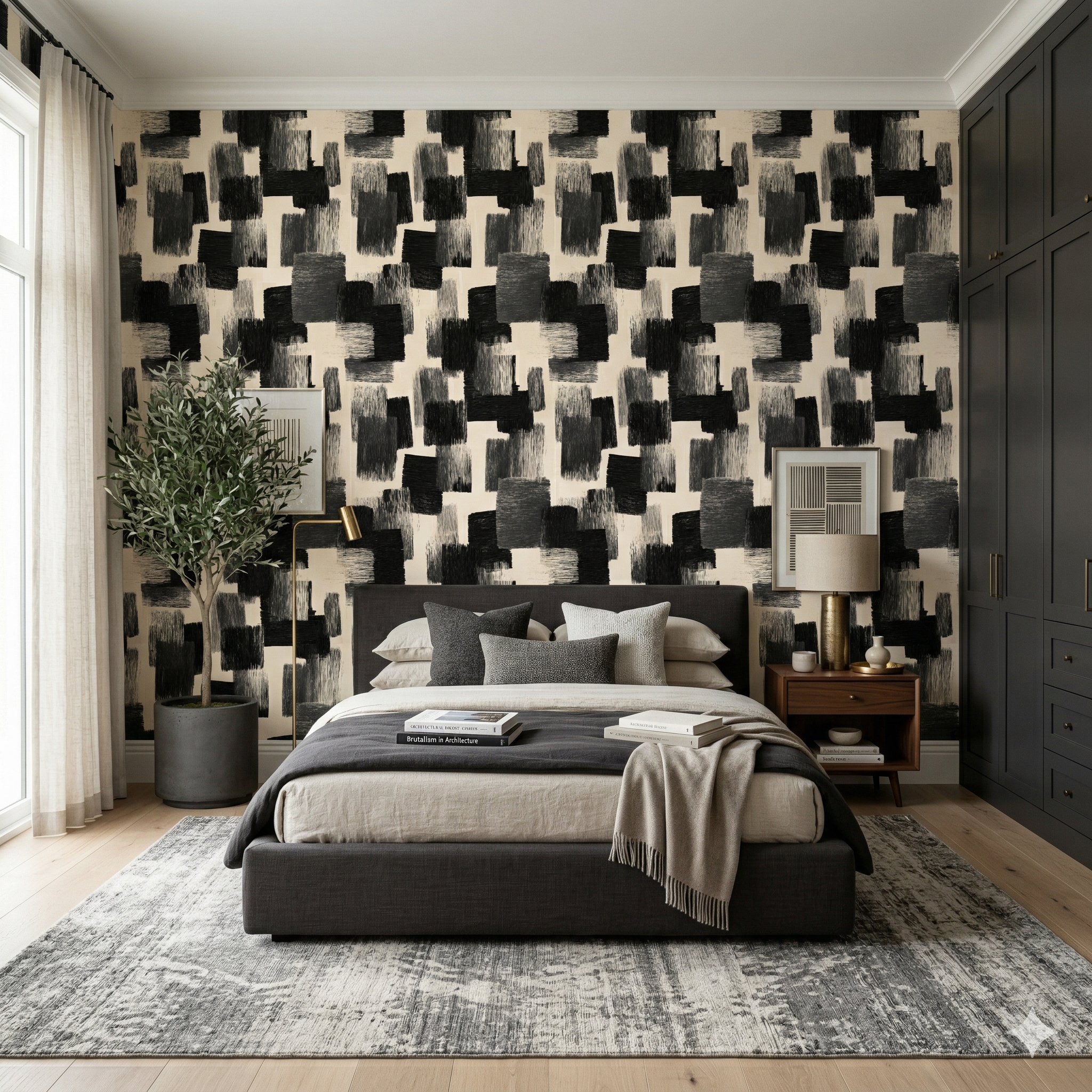Obsidian Patchwork Wallpaper