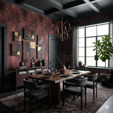 Rouge Patina Wallpaper