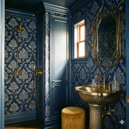 Baroque Midnight Wallpaper