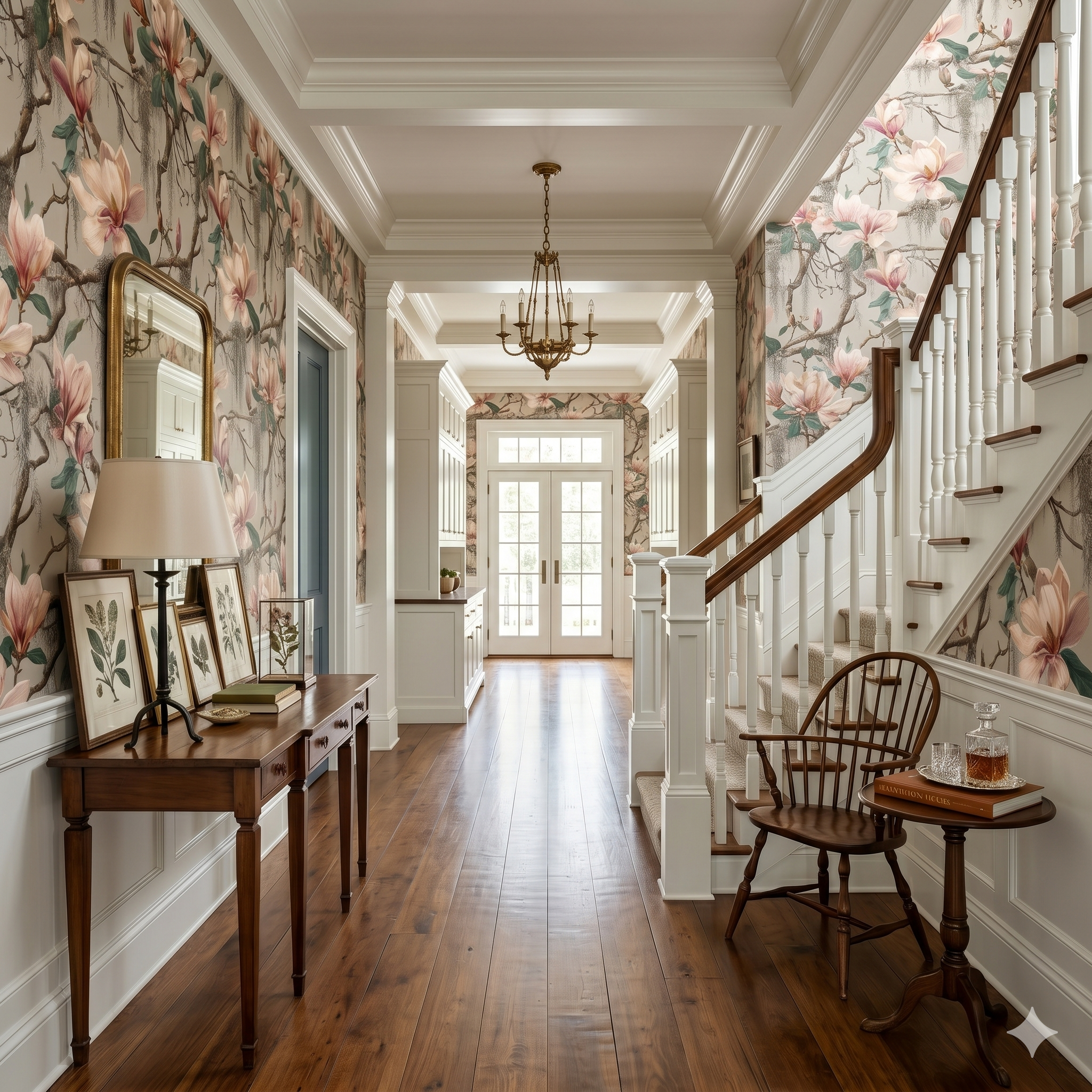Spanish Moss Magnolia Wallpaper