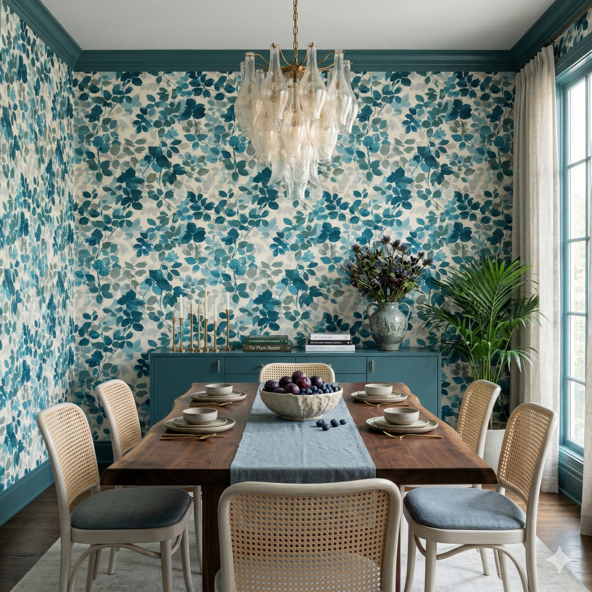 Sea Glass Blossom Wallpaper