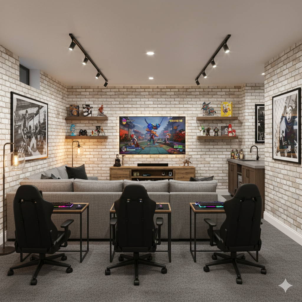 Neutral brick Limestone Lane Wallpaper featuring a running bond pattern, with varying white shades and subtle texture.