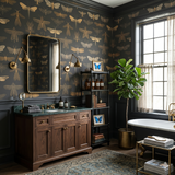 Gilded Entomology Wallpaper