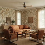 Maranoa Leap Wallpaper with a kangaroo pattern wallpaper.