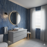 Indigo Stalks Wallpaper