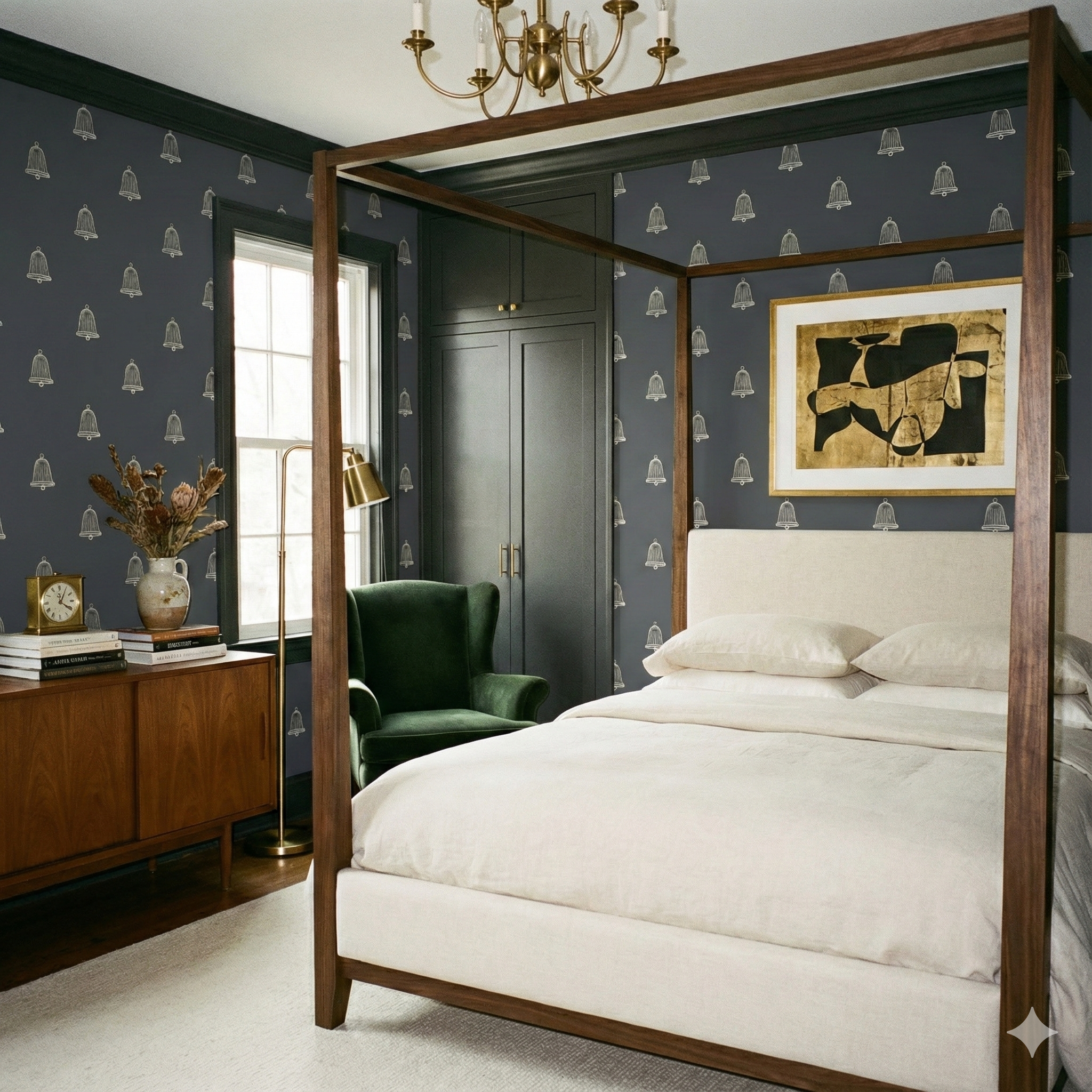 Harborsong Bells Wallpaper with bell pattern
