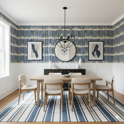 Bracken Stripe Wallpaper