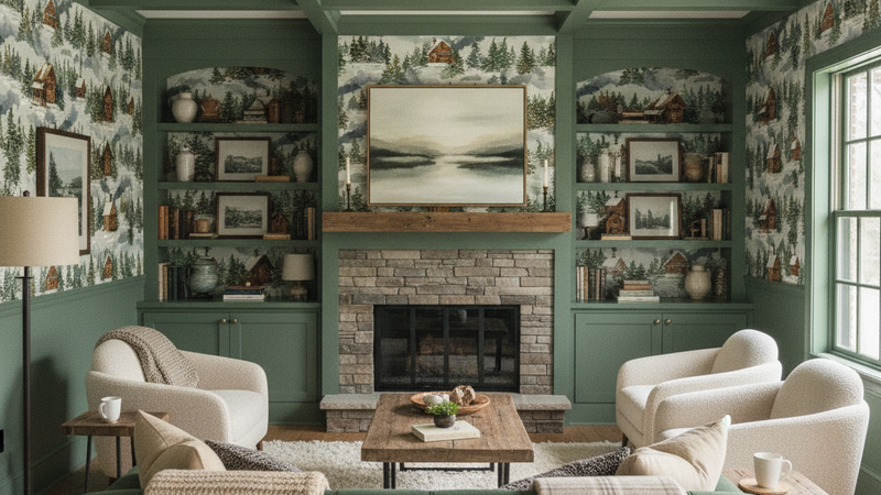 Cabin Ridge Wallpaper