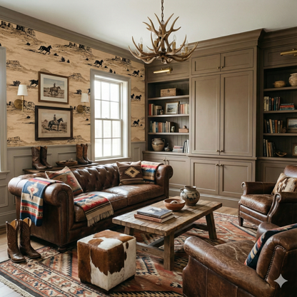 Stampede at Sage Flats Wallpaper