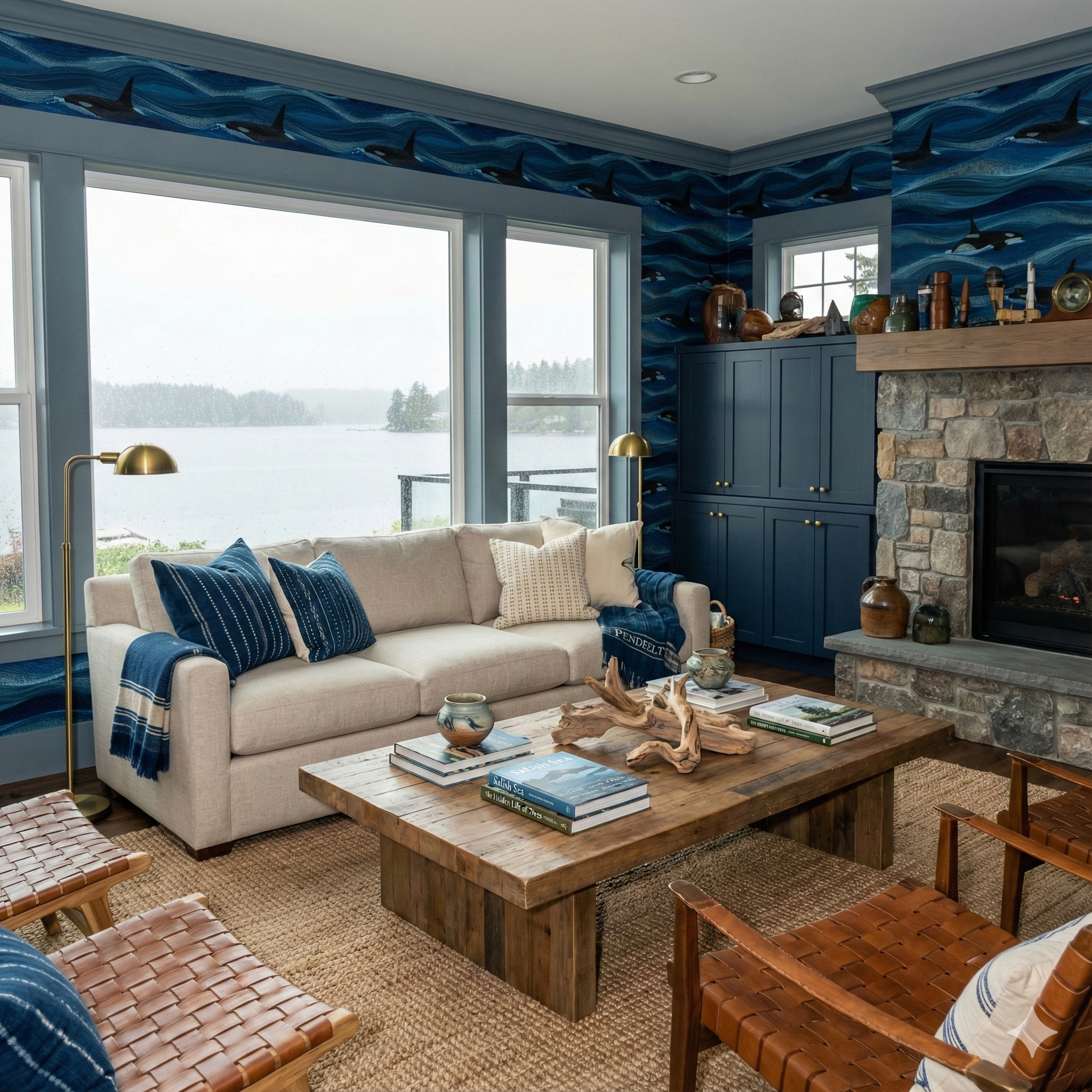 Pelagic Drift Orcas Wallpaper