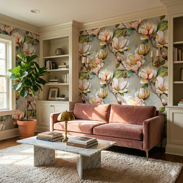 Southern Bloom Wallpaper – Canvas & Ivy