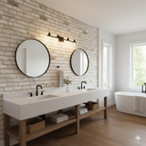 Textured Limestone Lane Wallpaper featuring a brick pattern.
