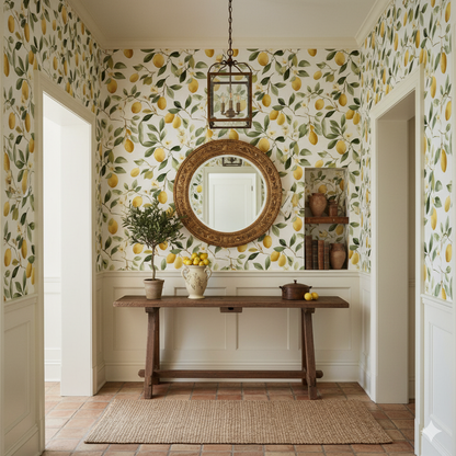 Amalfi Lemon Wallpaper