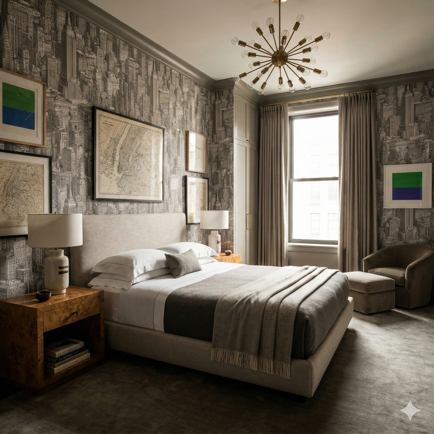 Manhasset Cartography Wallpaper