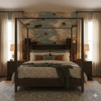 River Marbling Wallpaper