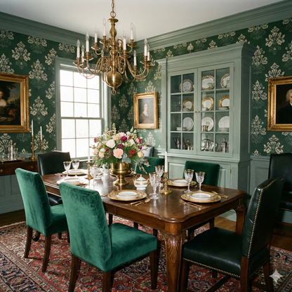 Hearthwood Heraldry Wallpaper