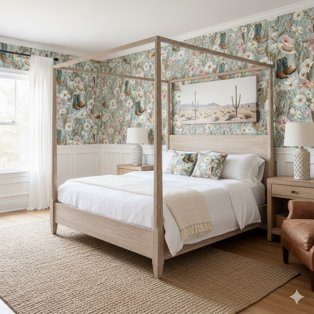 Prairie Bloomhouse Wallpaper