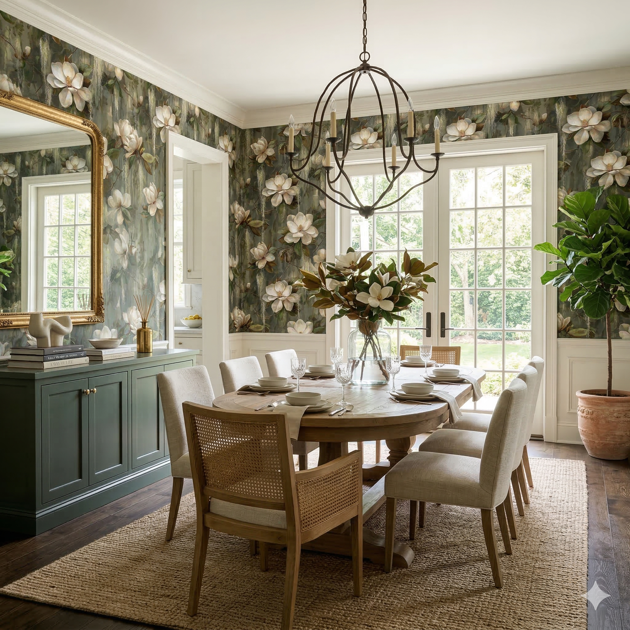 Verdant Luminara Wallpaper