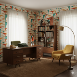 Colorful Solaris Span Wallpaper with geometric pattern