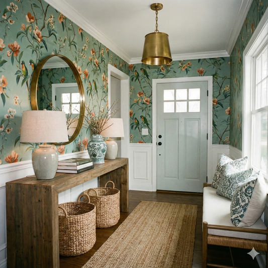 Verdant Lyric Grove Wallpaper