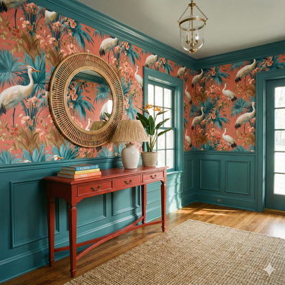 Coral Estate Wallpaper