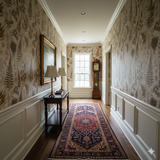 Botanical patterned Eclipsera Wallpaper with a fern print, textured finish, and neutral color palette.