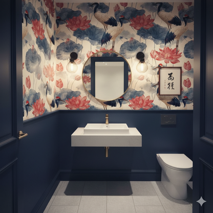 Red Lotus Court Wallpaper