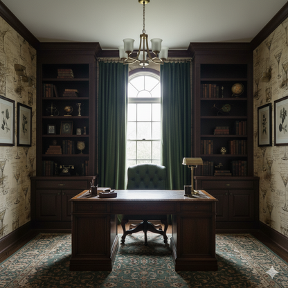 The Cartographer’s Bar Wallpaper