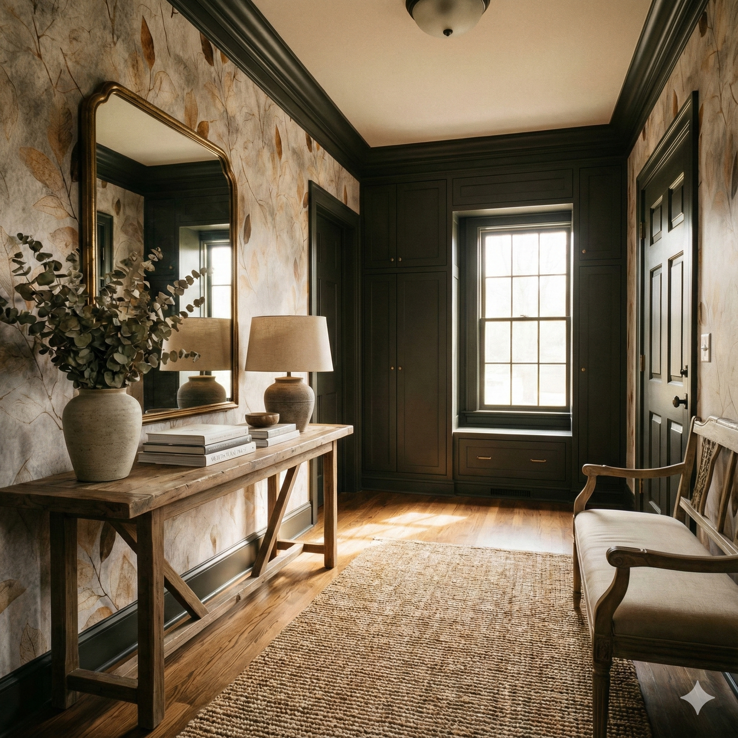 Hearthborn Leafpress Wallpaper