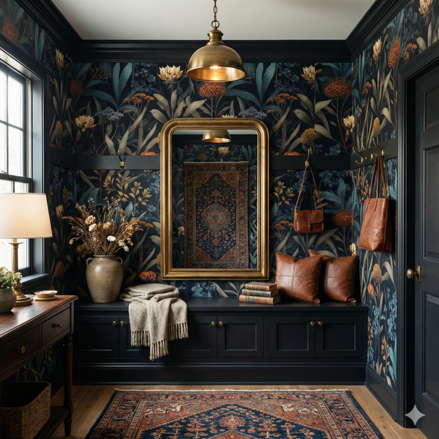 Ashroot Garden Wallpaper – Canvas & Ivy