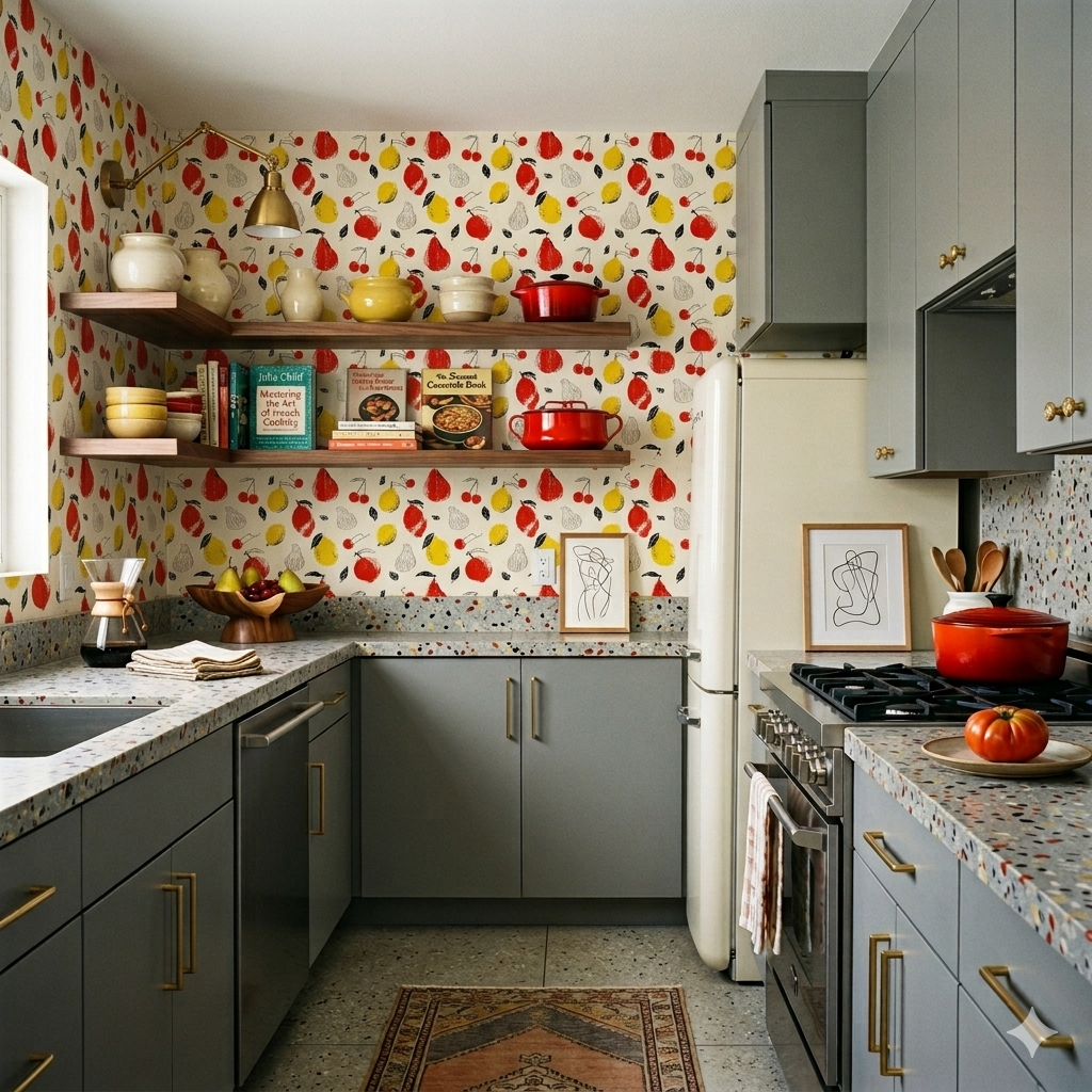 Greengrocer Sketches Wallpaper