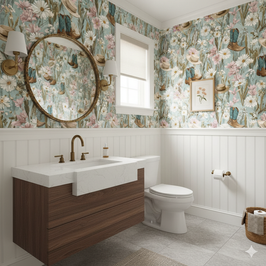 Prairie Bloomhouse Wallpaper