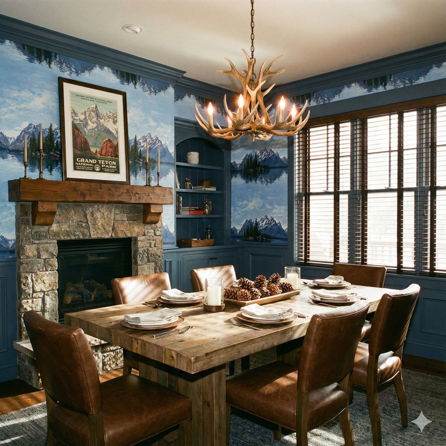 Teton Reflection Wallpaper