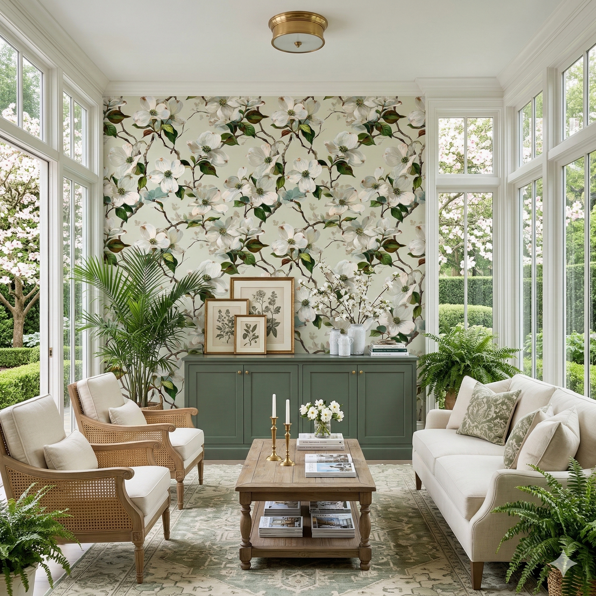 Camellia Reverie Wallpaper