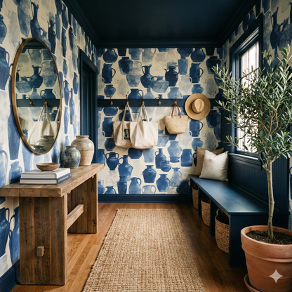 Indigo Kilnware Wallpaper