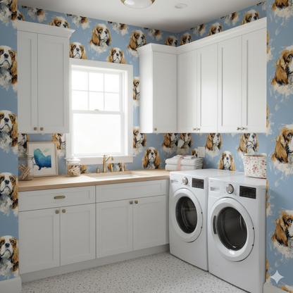 Larkspur Blue Wallpaper