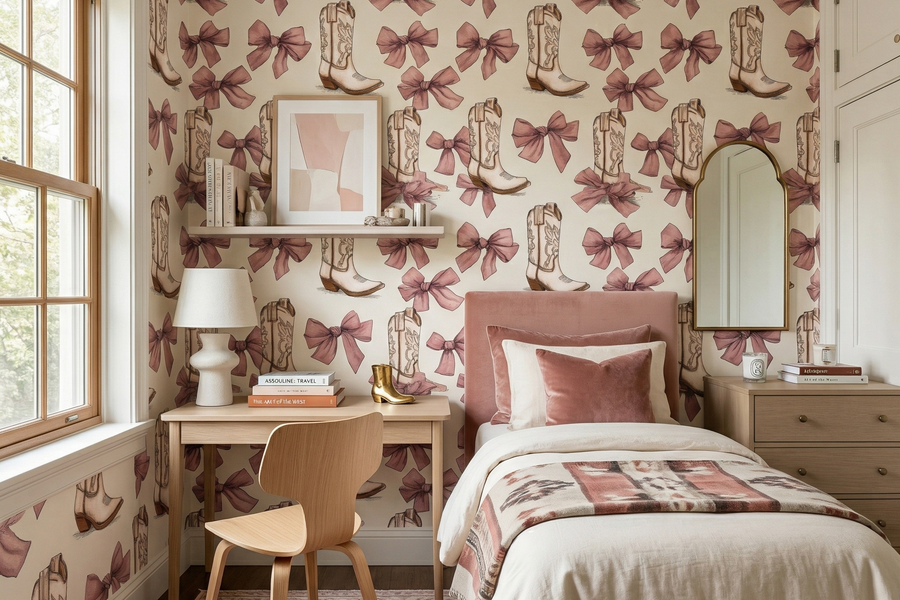 Rosaline Prairie Keepsake Wallpaper