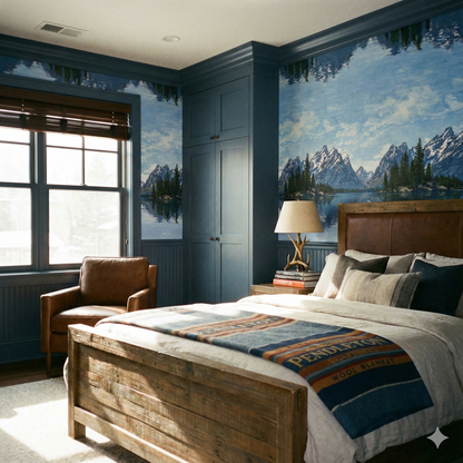 Teton Reflection Wallpaper