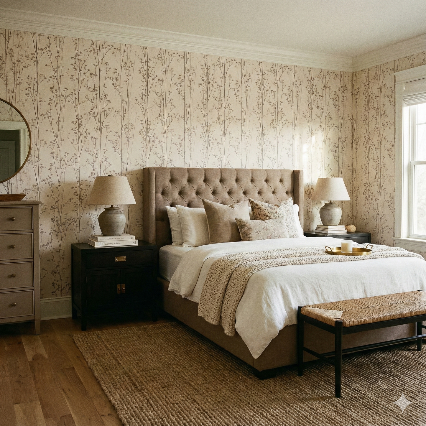 Winterling Stems Wallpaper