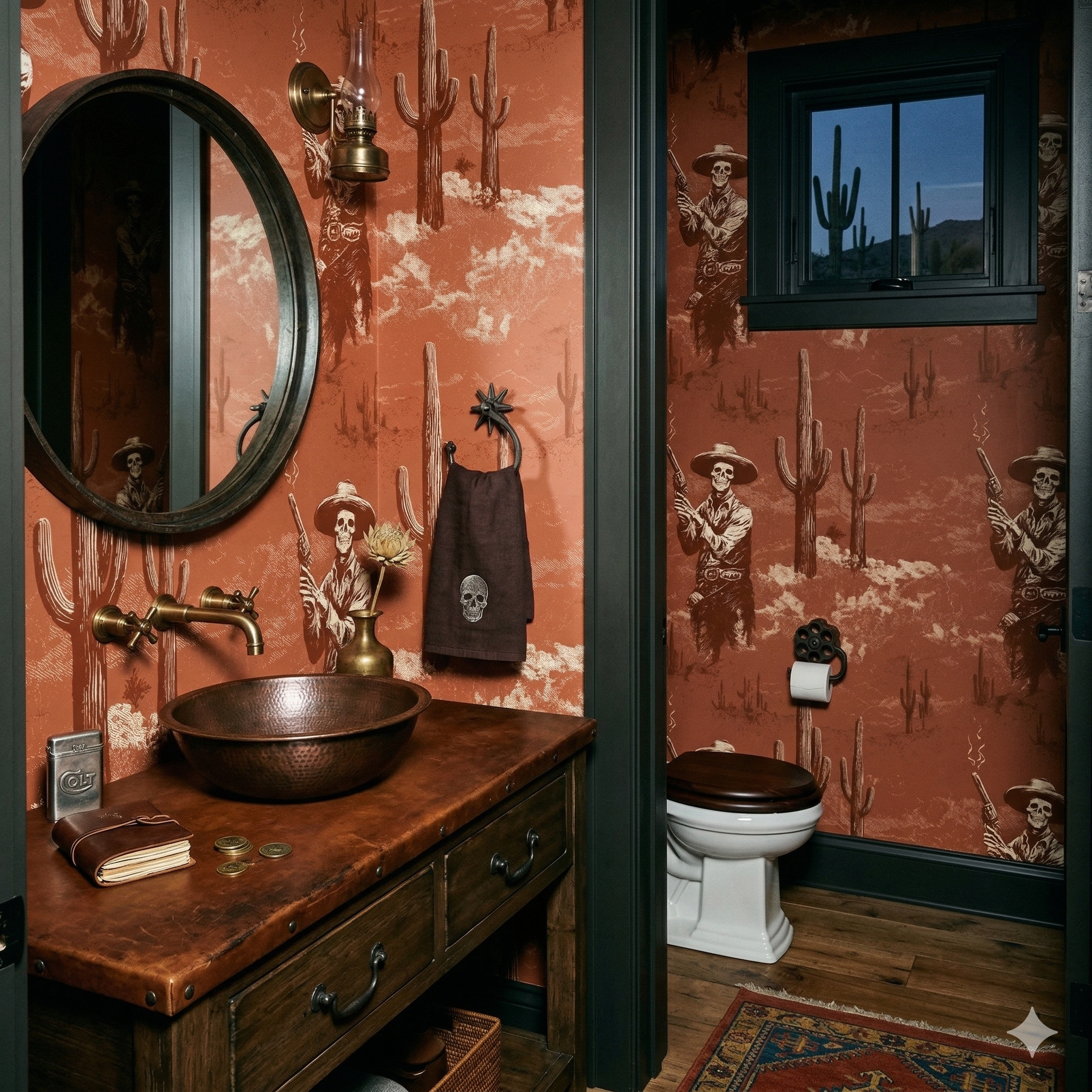 Ember Frontier Tableau Wallpaper – Canvas & Ivy