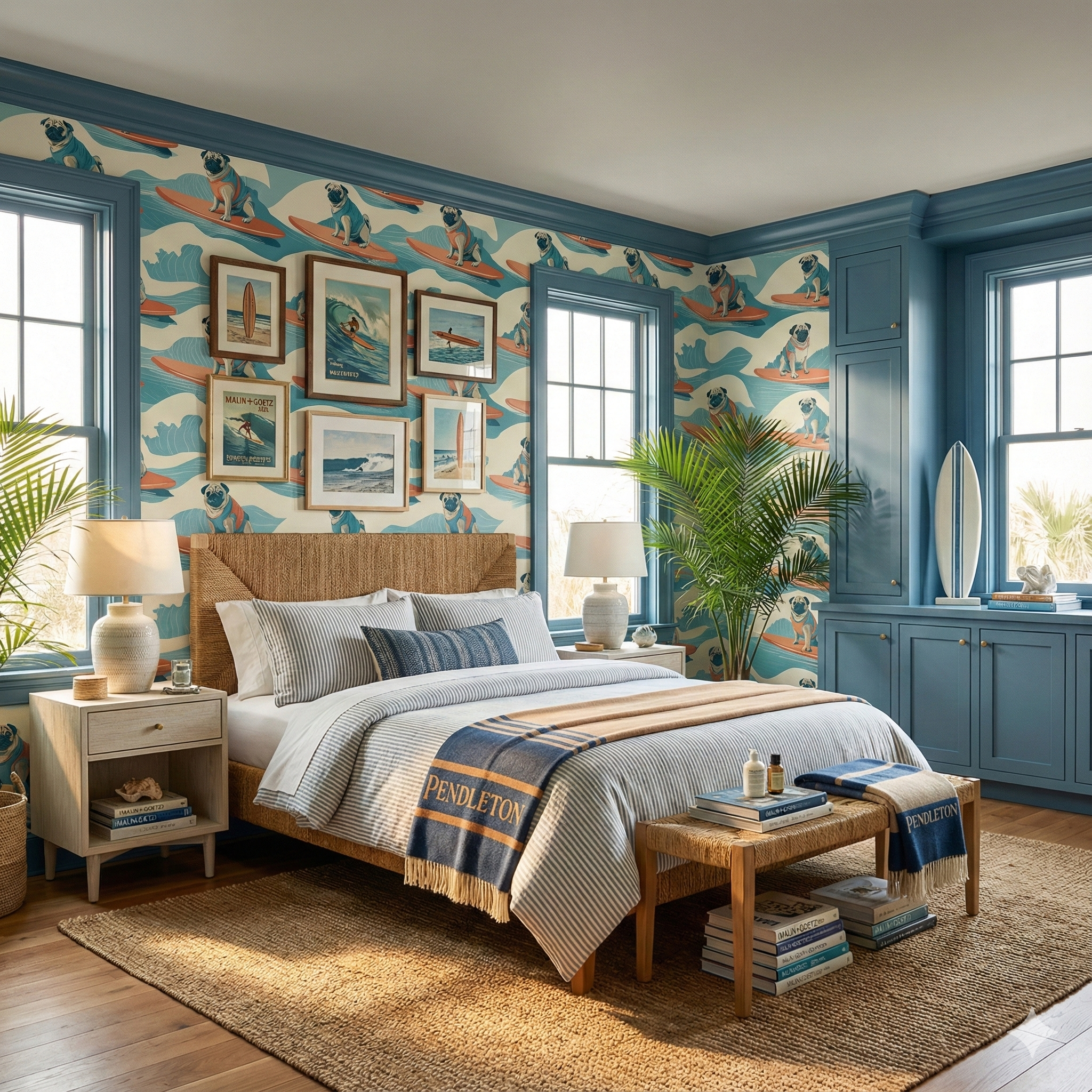 Pugbreaker Surf Club Wallpaper