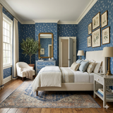 Chambray Posy Wallpaper