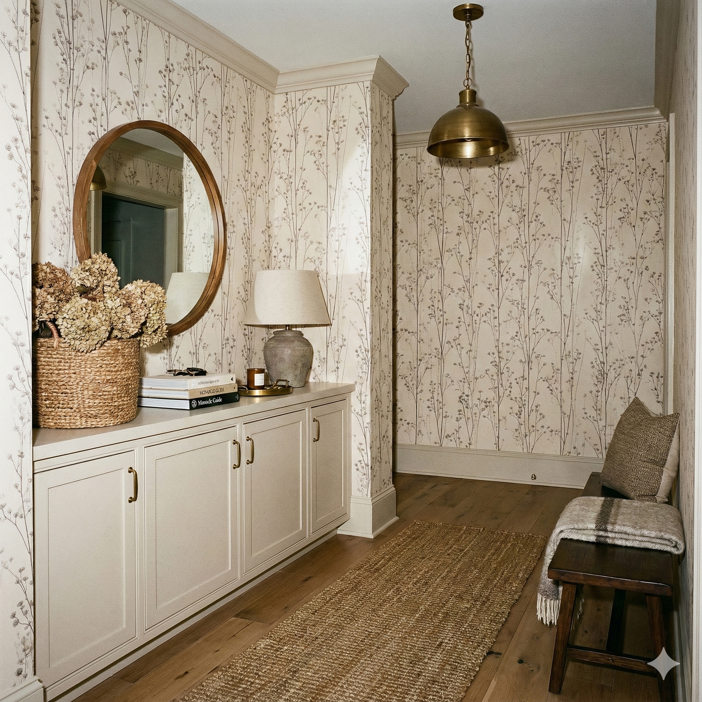 Winterling Stems Wallpaper