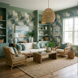 Winterglass Palms Wallpaper