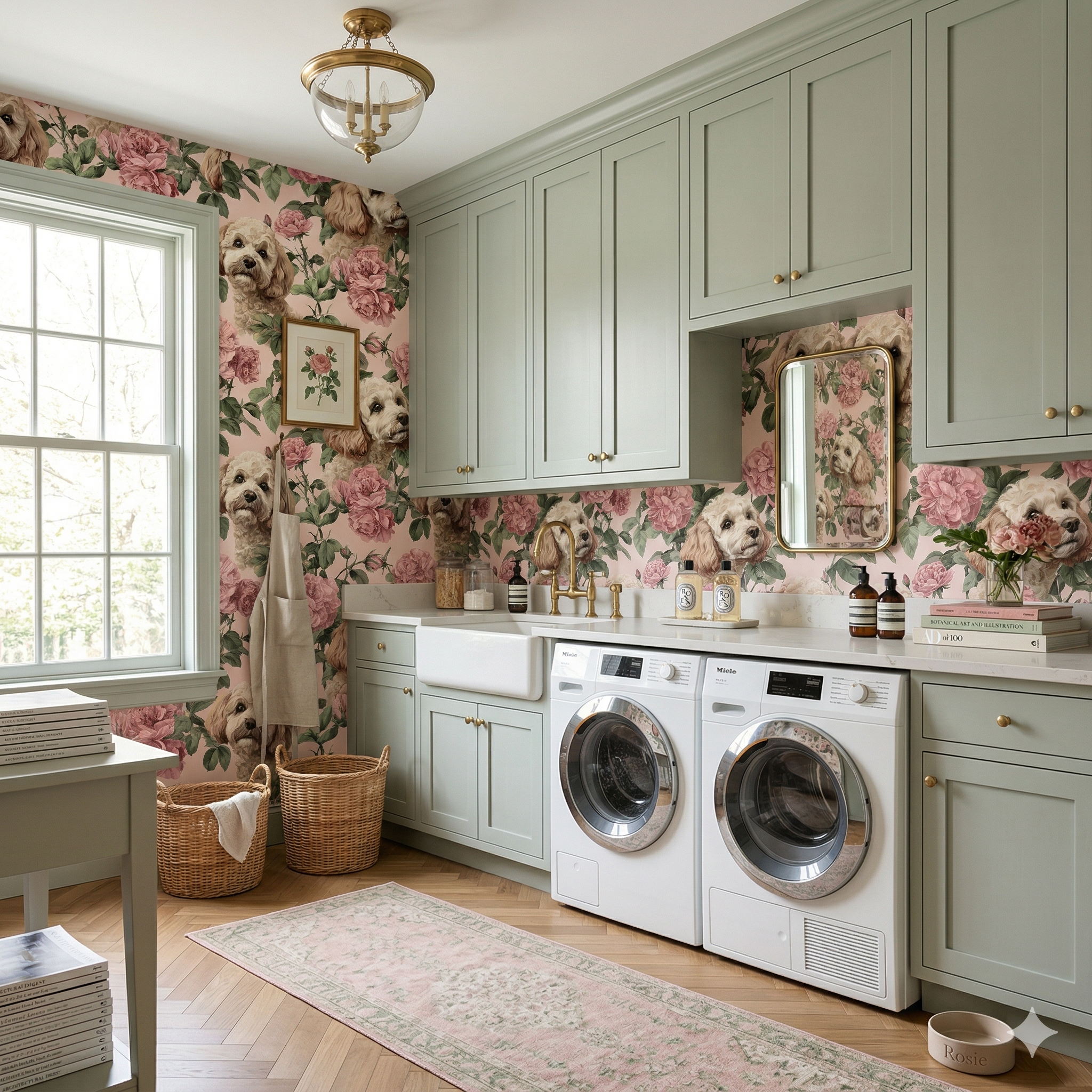 Rosemont Parterre Wallpaper