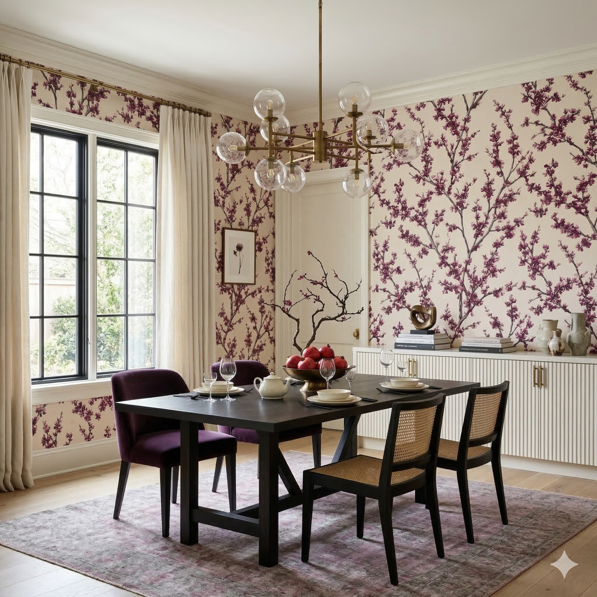 Crimson Canopy Wallpaper