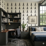 Horologe Row Wallpaper